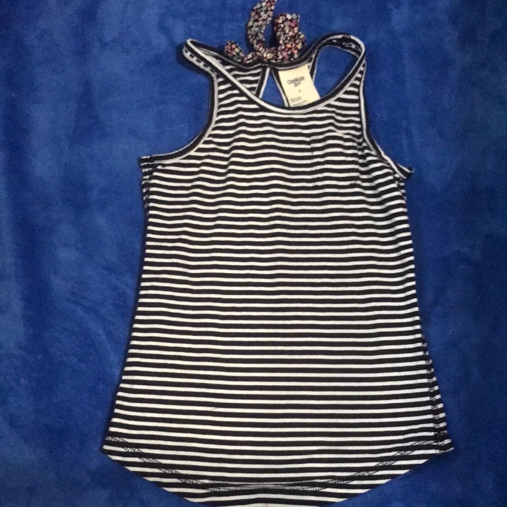 Oshkosh striped tank top size 6